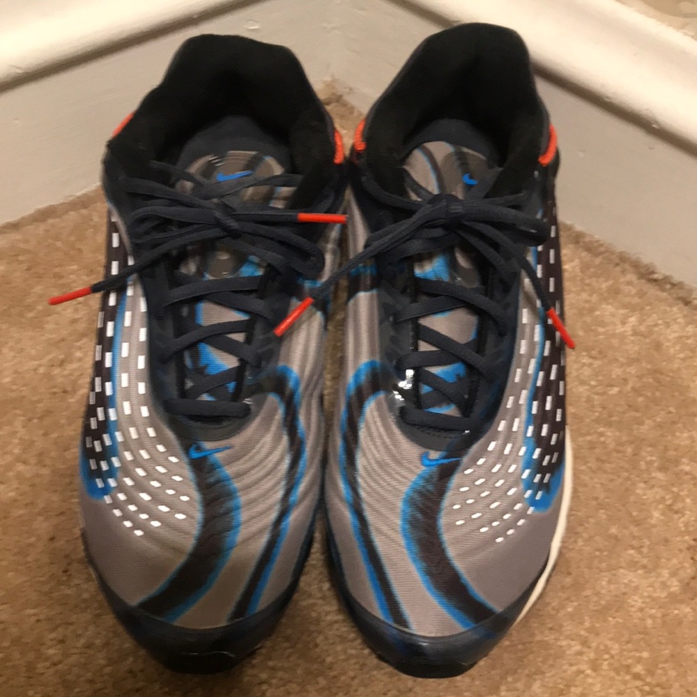 Nike Men's Sneakers - Gray and Blue